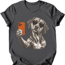 Rhodesian Ridgeback Selfie Dog T Shirt Gift For Dog Lover