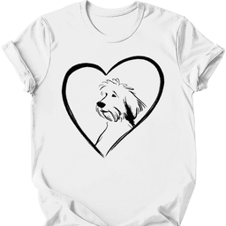 Portuguese Water Dog Heart Dog T Shirt Gift For Dog Lover