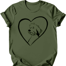Portuguese Water Dog Heart Dog T Shirt Gift For Dog Lover