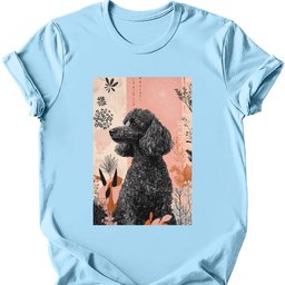 Poodle Boho Dog T Shirt Gift For Dog Lover