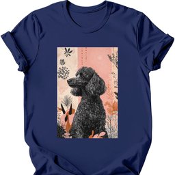 Poodle Boho Dog T Shirt Gift For Dog Lover