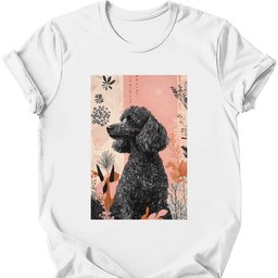 Poodle Boho Dog T Shirt Gift For Dog Lover