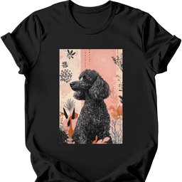 Poodle Boho Dog T Shirt Gift For Dog Lover