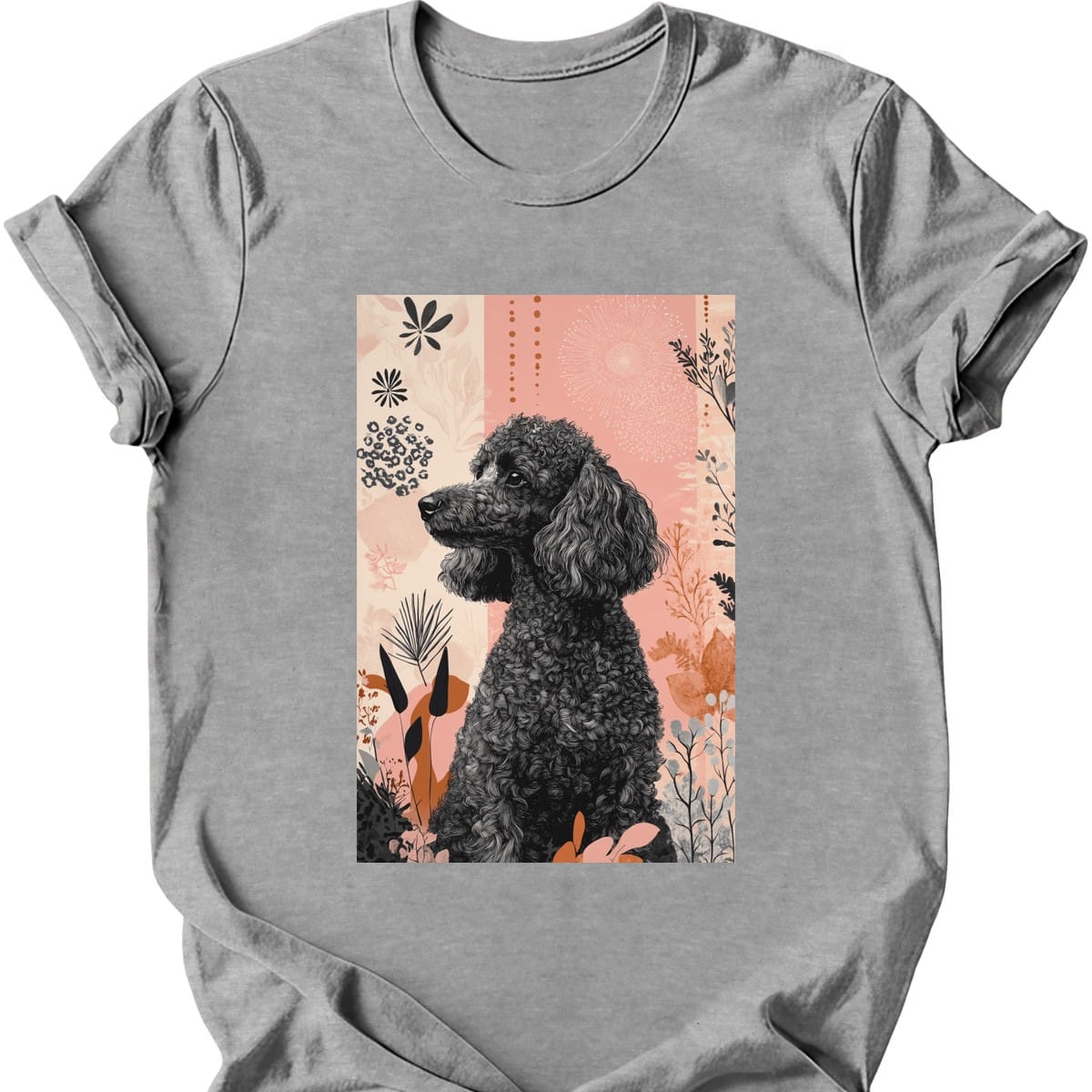 Poodle Boho Dog T Shirt Gift For Dog Lover