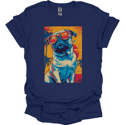 Pug Summer Dog T Shirt Gift For Dog Lover