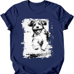 Portuguese Water Dog Running Dog T Shirt Gift For Dog Lover