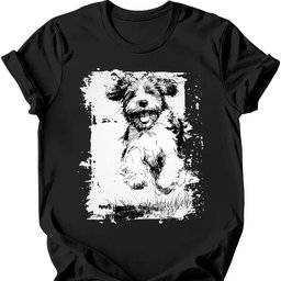 Portuguese Water Dog Running Dog T Shirt Gift For Dog Lover