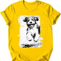 Portuguese Water Dog Running Dog T Shirt Gift For Dog Lover
