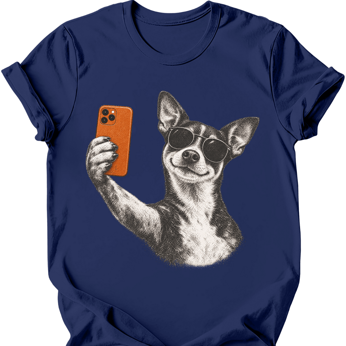 Rat Terrier Selfie Dog T Shirt Gift For Dog Lover