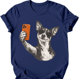 Rat Terrier Selfie Dog T Shirt Gift For Dog Lover