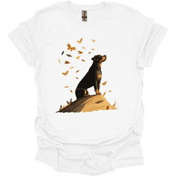 Rottweiler Fall Dog T Shirt Gift For Dog Lover