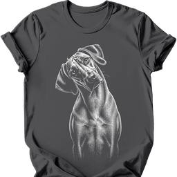 Rhodesian Ridgeback Tilted Dog T Shirt Gift For Dog Lover