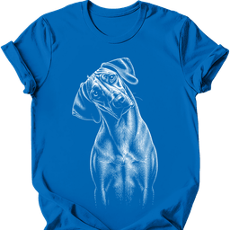 Rhodesian Ridgeback Tilted Dog T Shirt Gift For Dog Lover