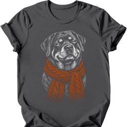Rottweiler Winter Dog T Shirt Gift For Dog Lover