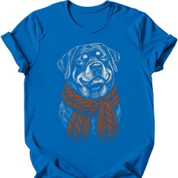 Rottweiler Winter Dog T Shirt Gift For Dog Lover