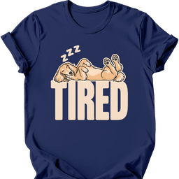 Saluki Tired Dog T Shirt Gift For Dog Lover