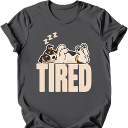 Rat Terrier Tired Dog T Shirt Gift For Dog Lover