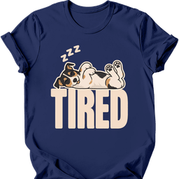 Rat Terrier Tired Dog T Shirt Gift For Dog Lover