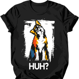 Pomsky Huh Dog T Shirt Gift For Dog Lover