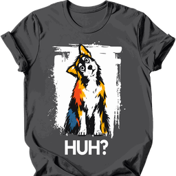 Pomsky Huh Dog T Shirt Gift For Dog Lover