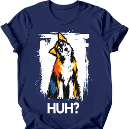 Pomsky Huh Dog T Shirt Gift For Dog Lover