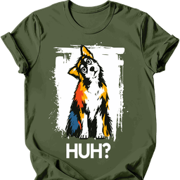 Pomsky Huh Dog T Shirt Gift For Dog Lover