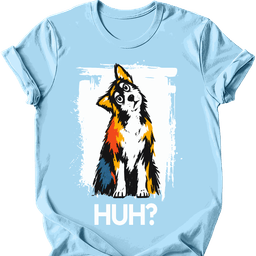 Pomsky Huh Dog T Shirt Gift For Dog Lover