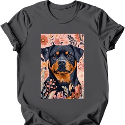 Rottweiler Boho Dog T Shirt Gift For Dog Lover