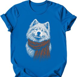 Samoyed Winter Dog T Shirt Gift For Dog Lover