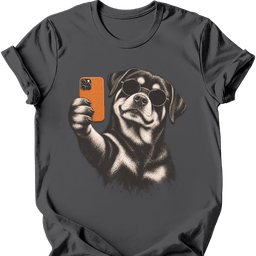 Rottweiler Selfie Dog T Shirt Gift For Dog Lover