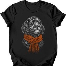 Portuguese Water Dog Winter Dog T Shirt Gift For Dog Lover