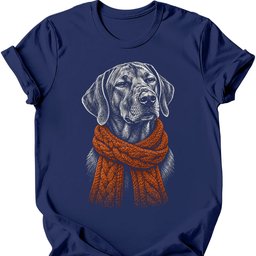Rhodesian Ridgeback Winter Dog T Shirt Gift For Dog Lover