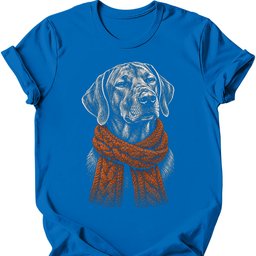 Rhodesian Ridgeback Winter Dog T Shirt Gift For Dog Lover