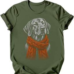 Rhodesian Ridgeback Winter Dog T Shirt Gift For Dog Lover