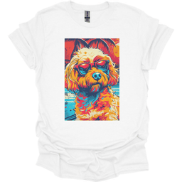 Poodle Summer Dog T Shirt Gift For Dog Lover