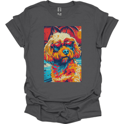 Poodle Summer Dog T Shirt Gift For Dog Lover