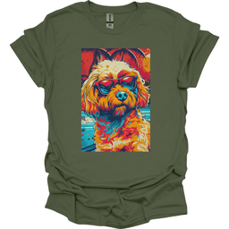 Poodle Summer Dog T Shirt Gift For Dog Lover
