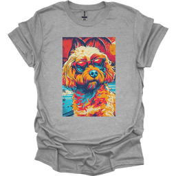 Poodle Summer Dog T Shirt Gift For Dog Lover
