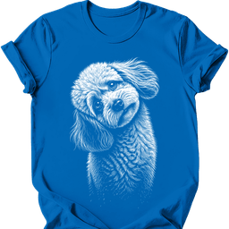 Poodle Tilted Dog T Shirt Gift For Dog Lover