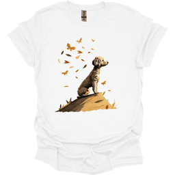 Poodle Fall Dog T Shirt Gift For Dog Lover