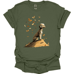 Poodle Fall Dog T Shirt Gift For Dog Lover