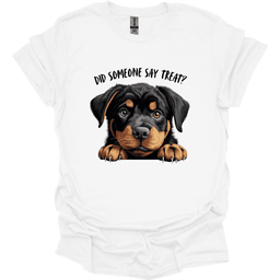 Rottweiler Did Someone Say Treat T Shirt Gift For Dog Lover