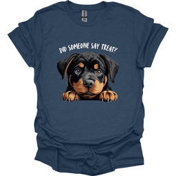 Rottweiler Did Someone Say Treat T Shirt Gift For Dog Lover