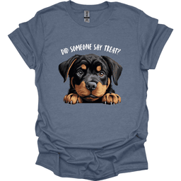 Rottweiler Did Someone Say Treat T Shirt Gift For Dog Lover