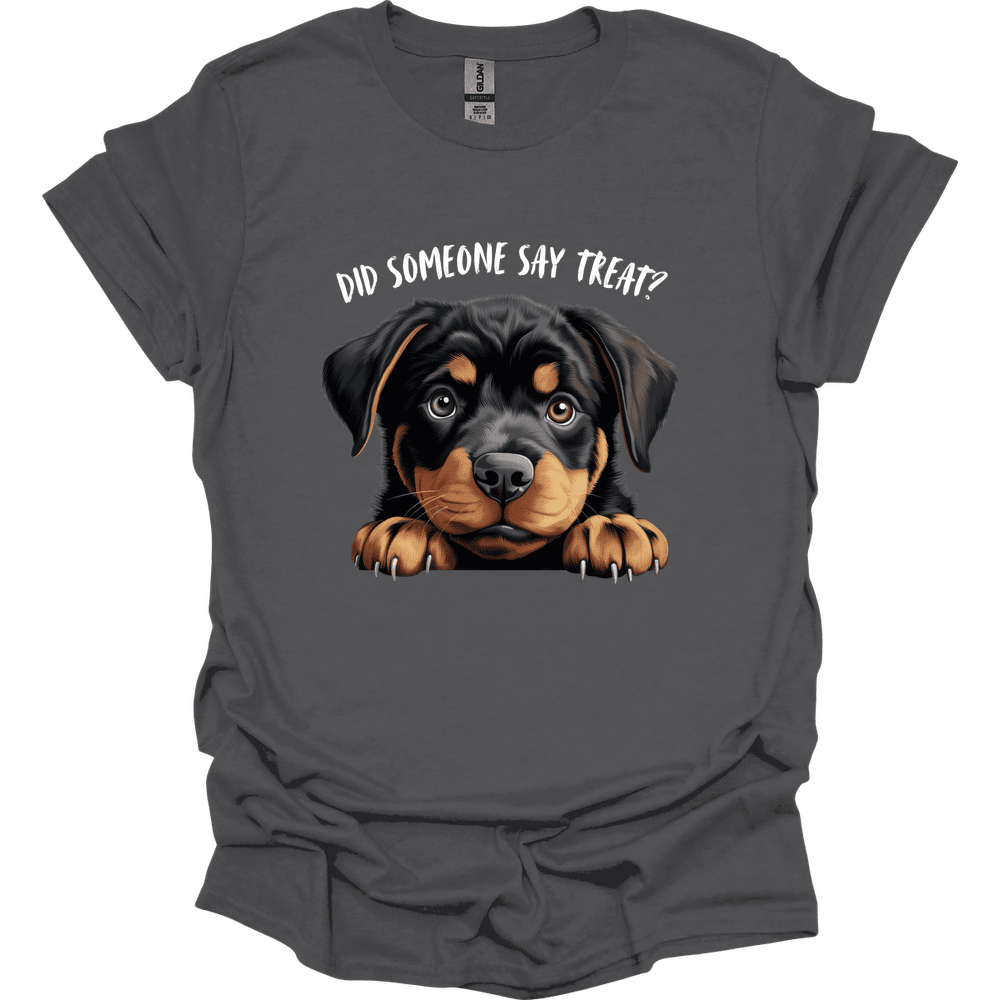 Rottweiler Did Someone Say Treat T Shirt Gift For Dog Lover