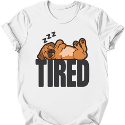 Rhodesian Ridgeback Tired Dog T Shirt Gift For Dog Lover
