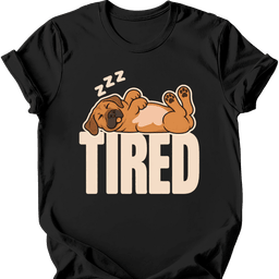 Rhodesian Ridgeback Tired Dog T Shirt Gift For Dog Lover