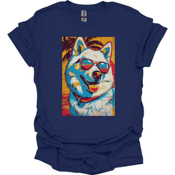 Samoyed Summer Dog T Shirt Gift For Dog Lover