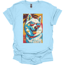 Samoyed Summer Dog T Shirt Gift For Dog Lover