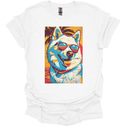 Samoyed Summer Dog T Shirt Gift For Dog Lover